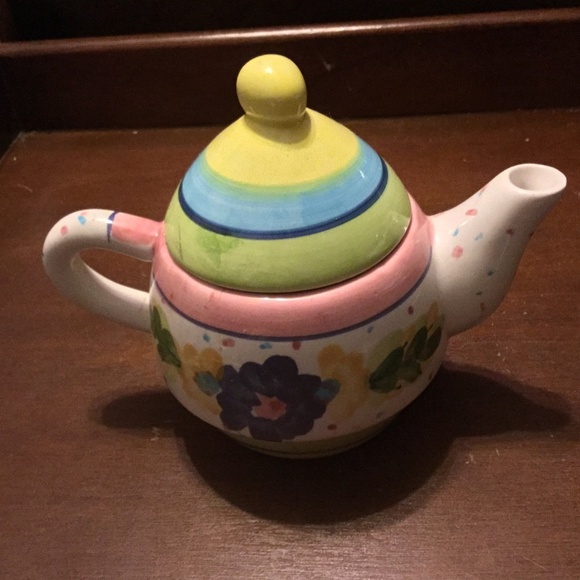 Bella Casa Tea Set for one. Bright coloured 3 piece set for someone special - Picture 8 of 8